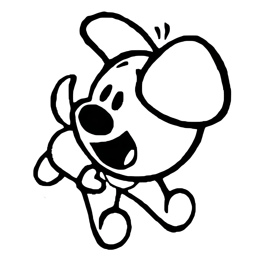 kleurplaat woezel en pip jarig