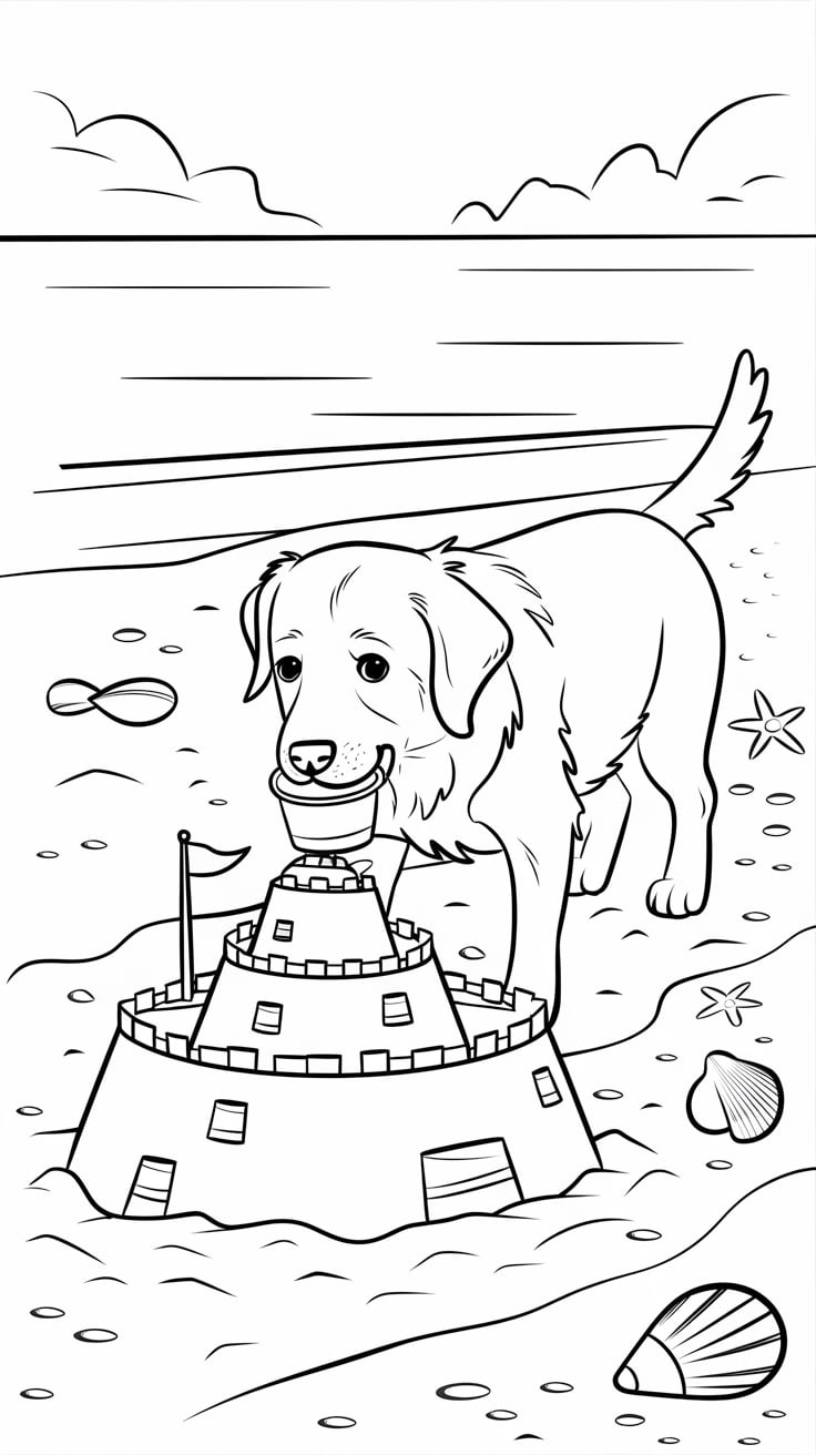 kleurplaat zomer vakantie