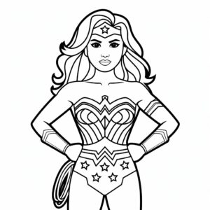 super hero coloriage