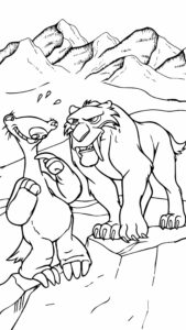 kleurplaten ice age