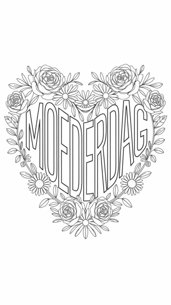 coloring pages for mother's day