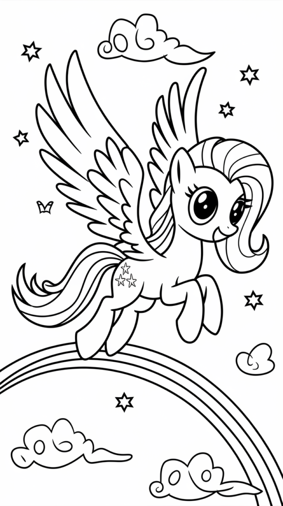 free my little pony coloring pages