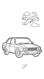 sportwagen ausmalbilder autos