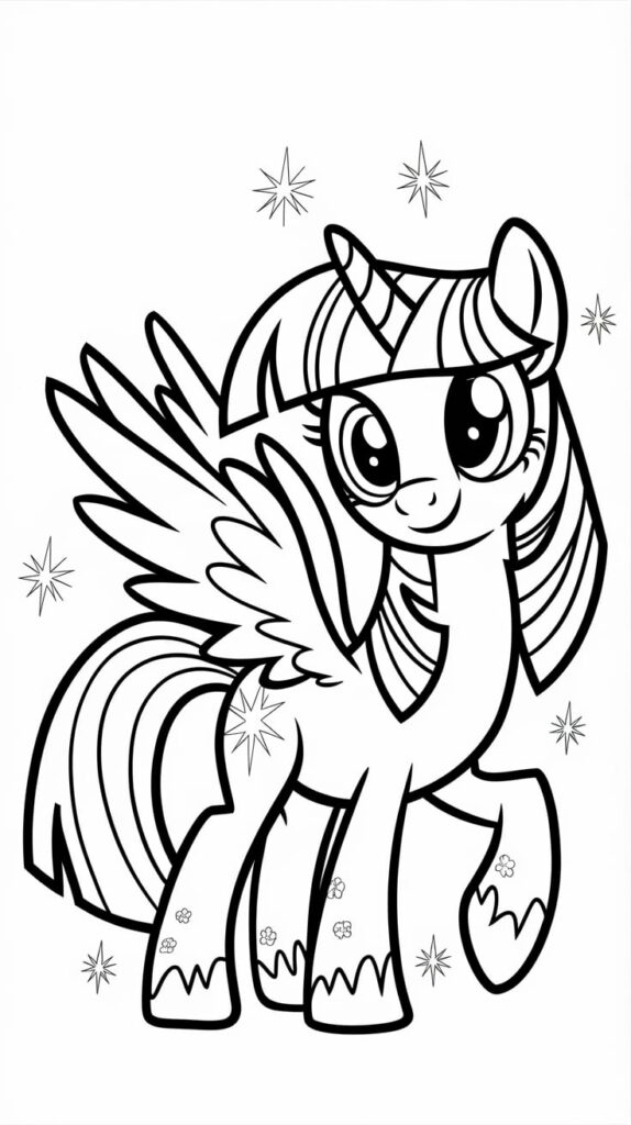 my little pony coloring pages twilight sparkle