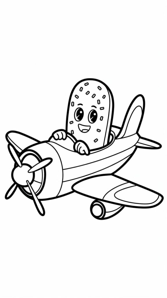 airplane coloring pages for preschool