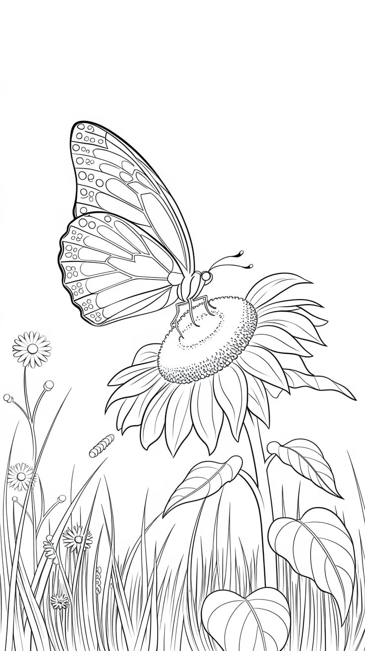 disegni di farfalle colorate