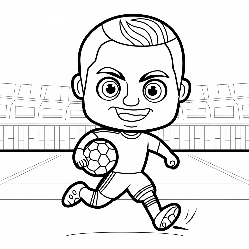 ausmalbilder fußball stars