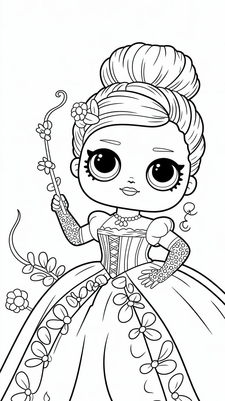 l.o.l. kleurplaat