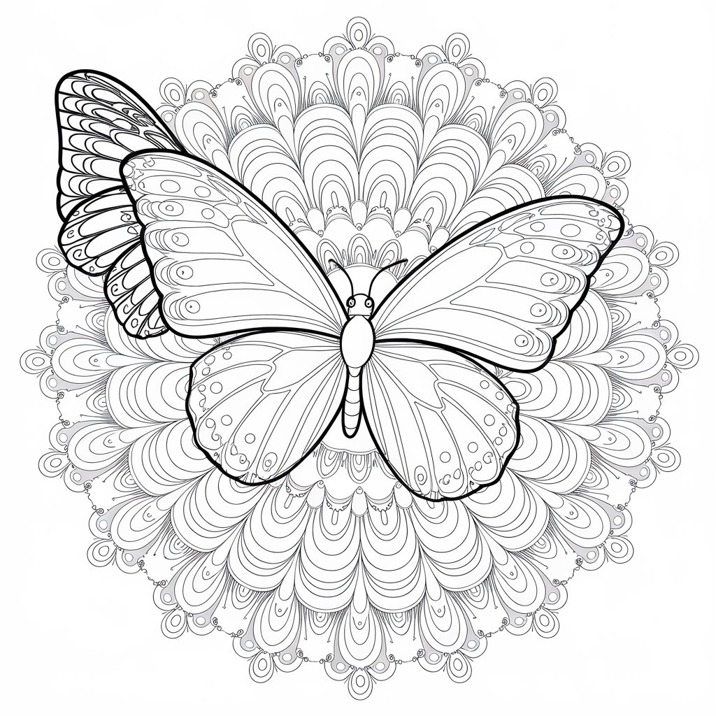stampa e colora farfalle
