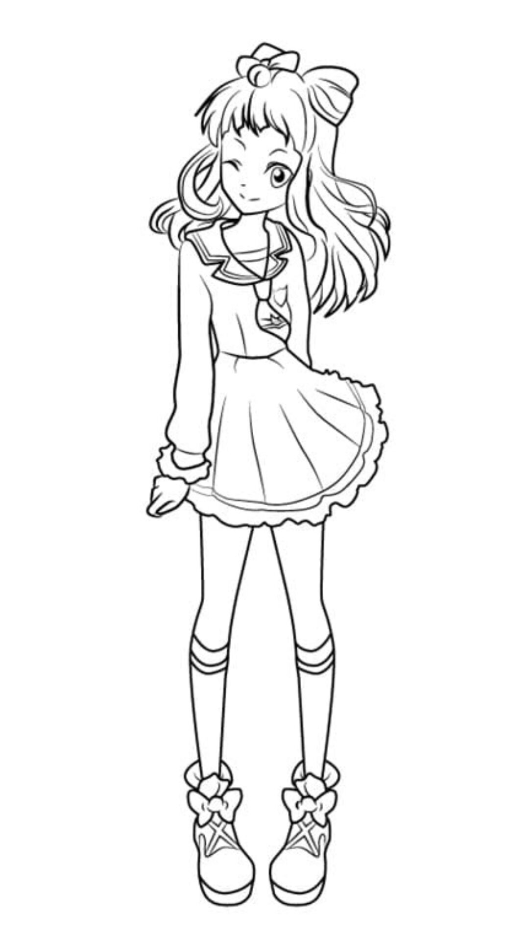 coloriage a imprimer manga