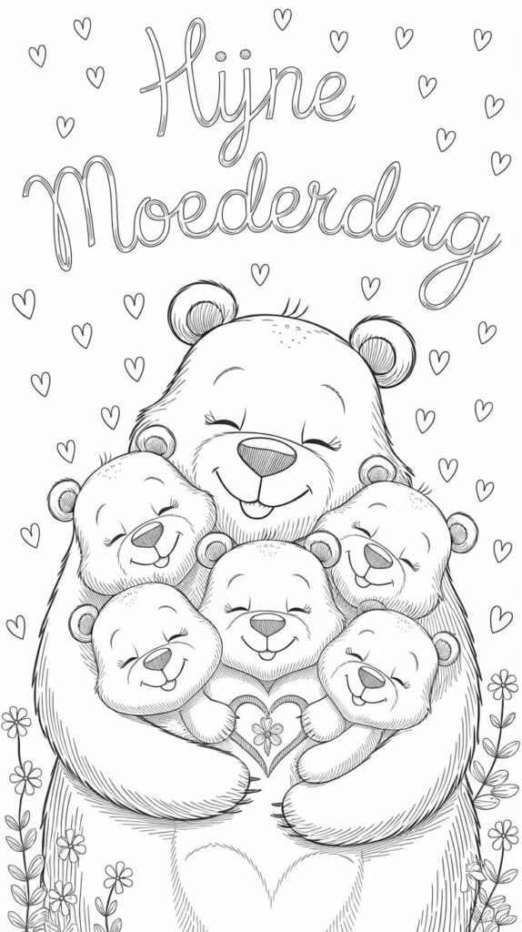 happy mother's day coloring pages printable