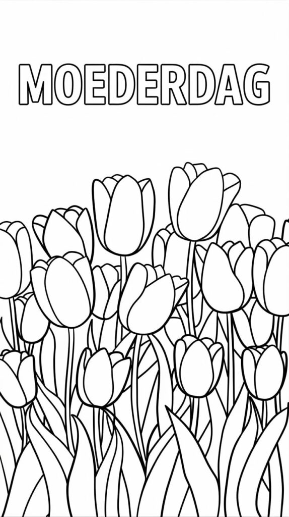 mother's day coloring pages for kids