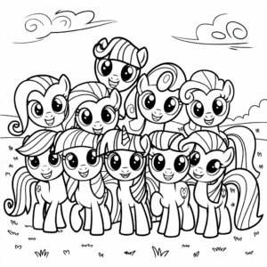 my little pony coloring pages fluttershy