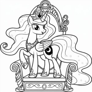 my little pony coloring page