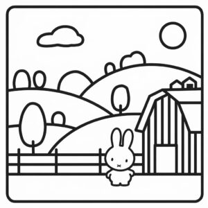 farm animals coloring pages