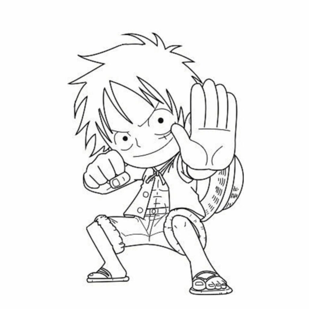 One Piece Ausmalbild