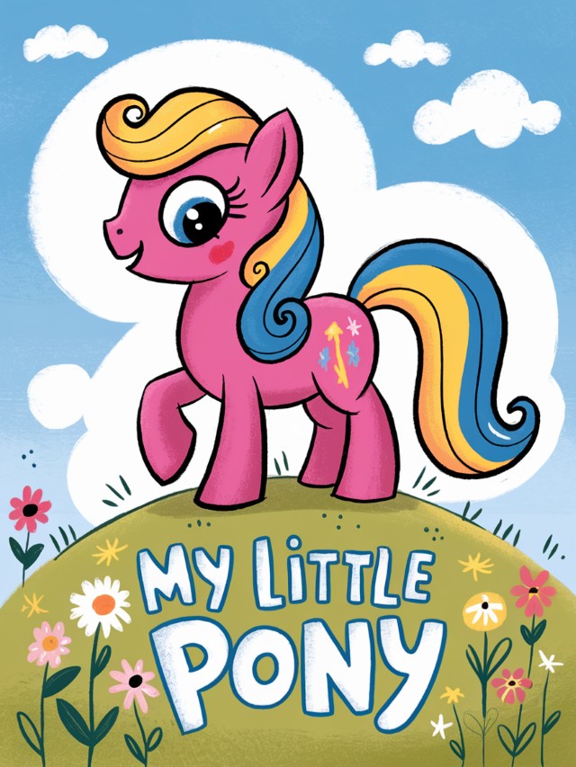 My Little Pony kleurplaat