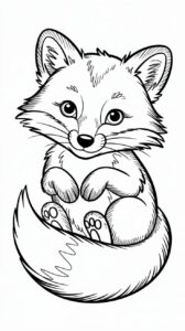 vos tekening makkelijk