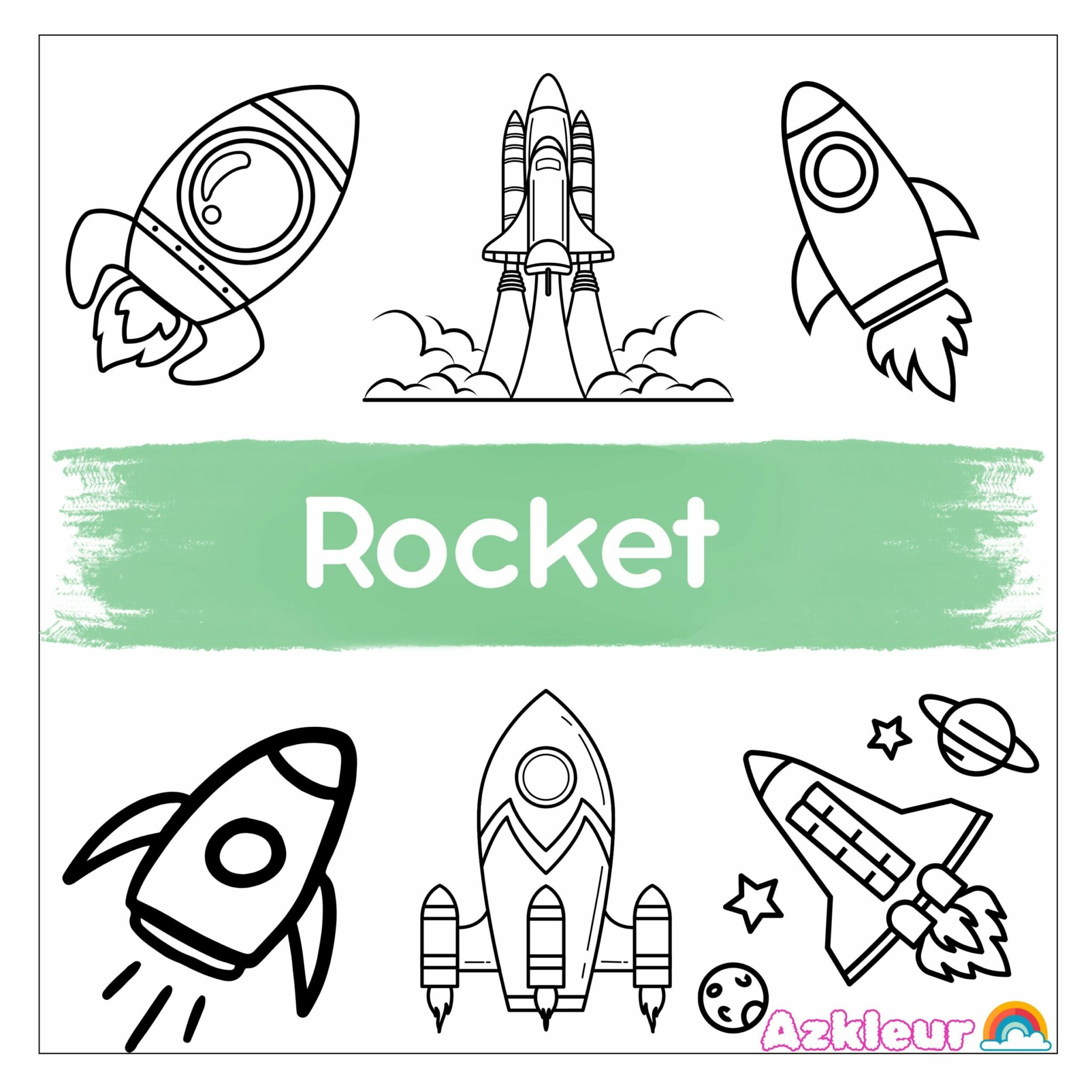 Printable Rocket Target Colouring In Free 27 Printable Rocket Coloring Pages - Download PDF Coloring Sheets ...