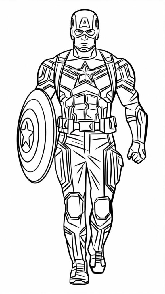 coloriage de super heros a imprimer gratuit