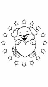 coloriage chiens