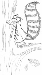 tekening ice age