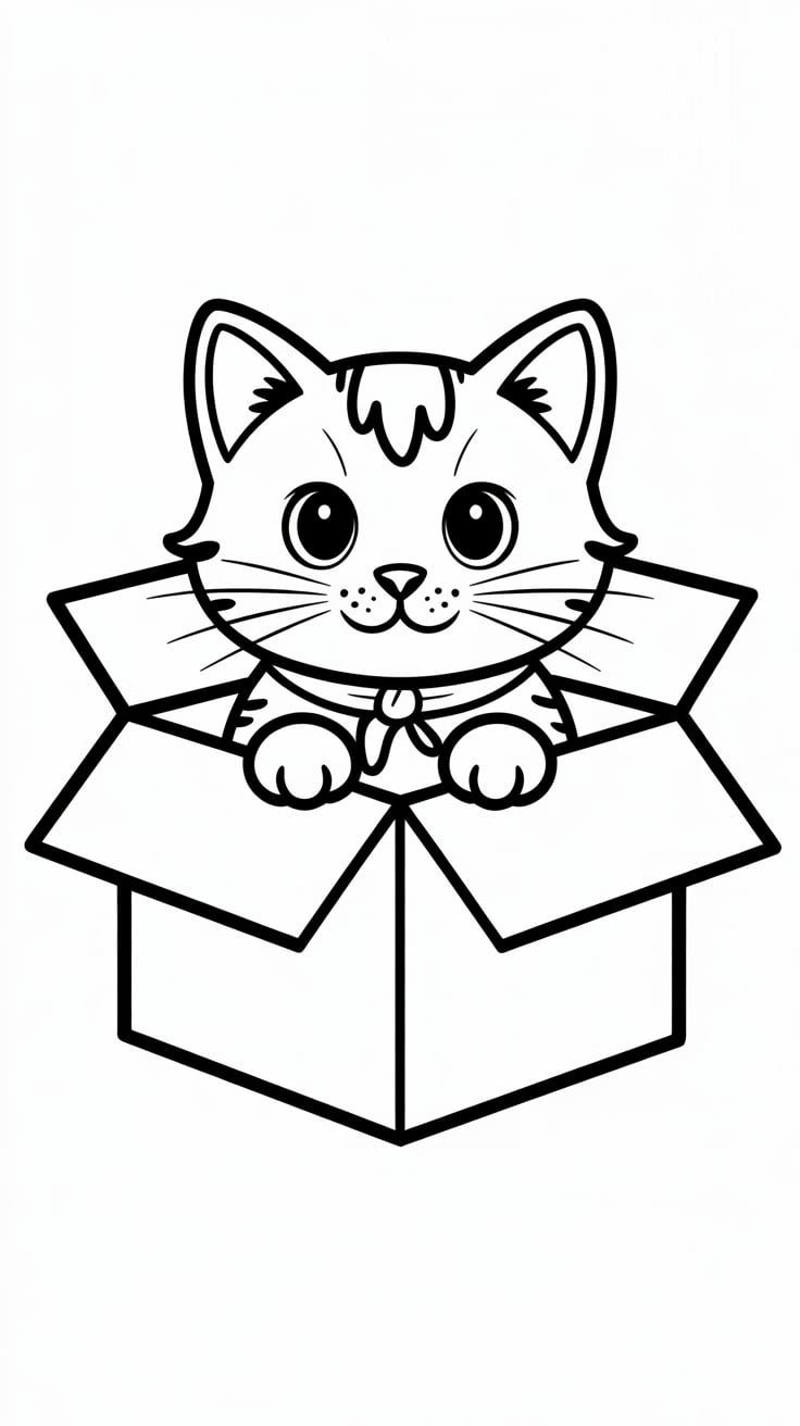 ausmalbilder katze zum ausdrucken