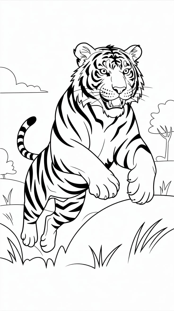 disegno tigre