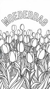 mother's day coloring page