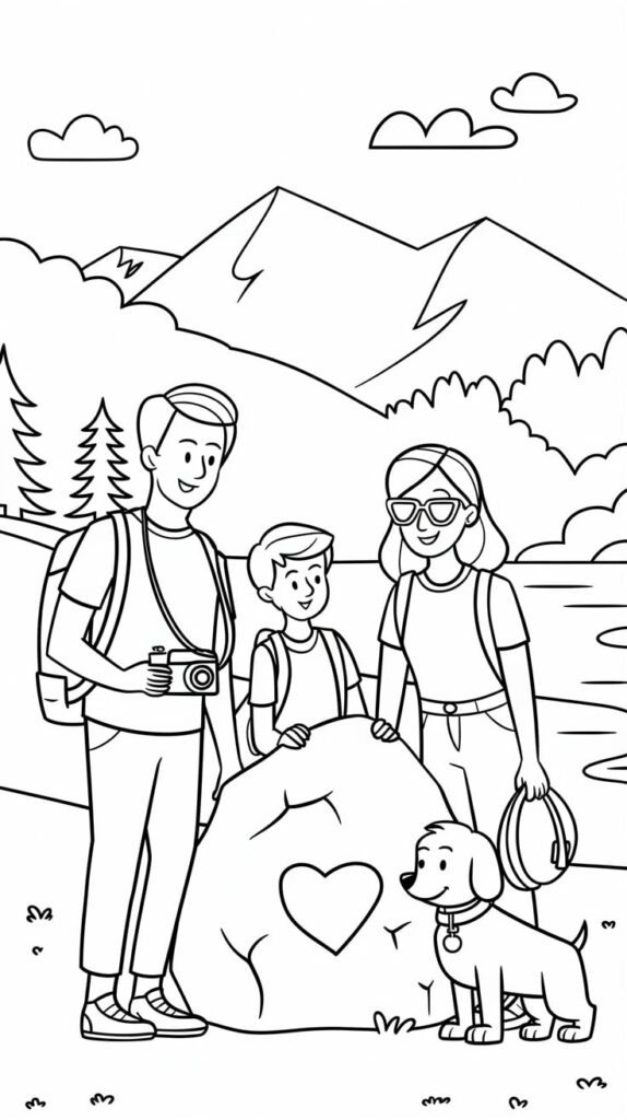 vakantie kleurplaten