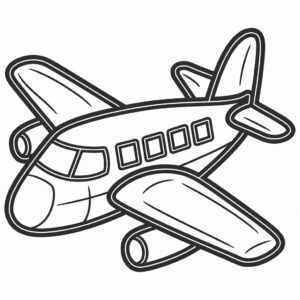 printable airplane coloring pages