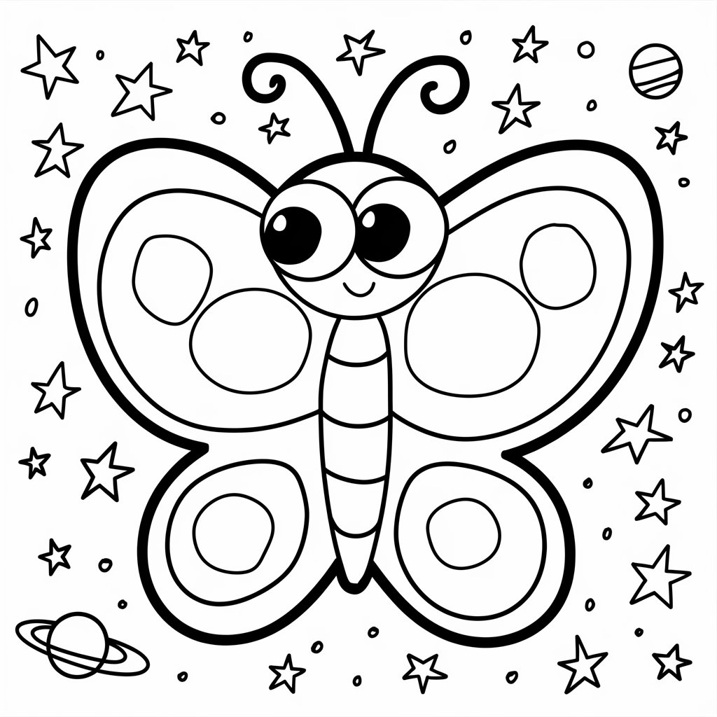 disegni farfalle colorate