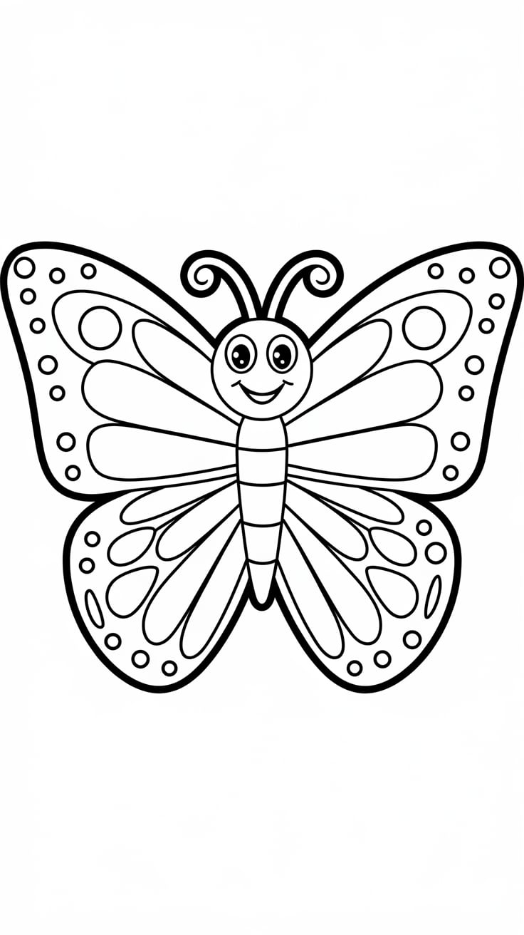 farfalla disegno colorato