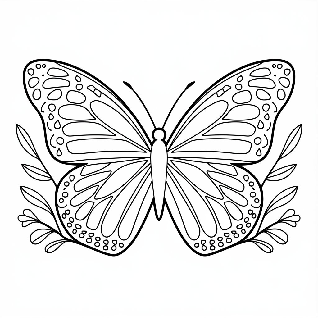 colorare farfalle