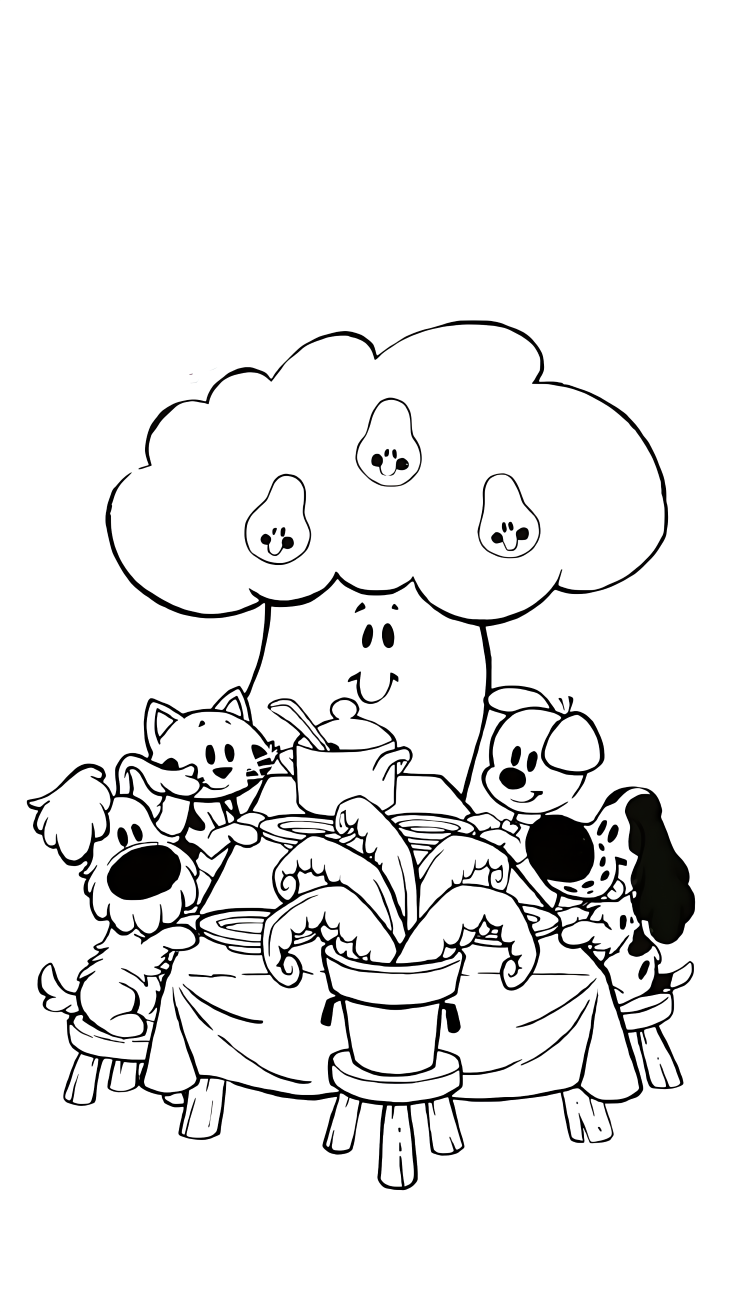 woezel en pip kerst kleurplaat