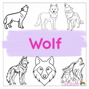 Lobo para Colorir
