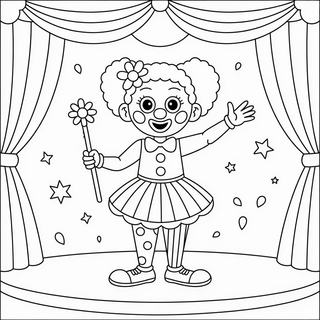 Clown femminili color