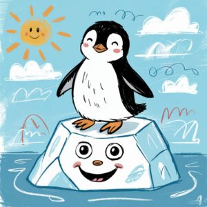 Pinguino da colorare