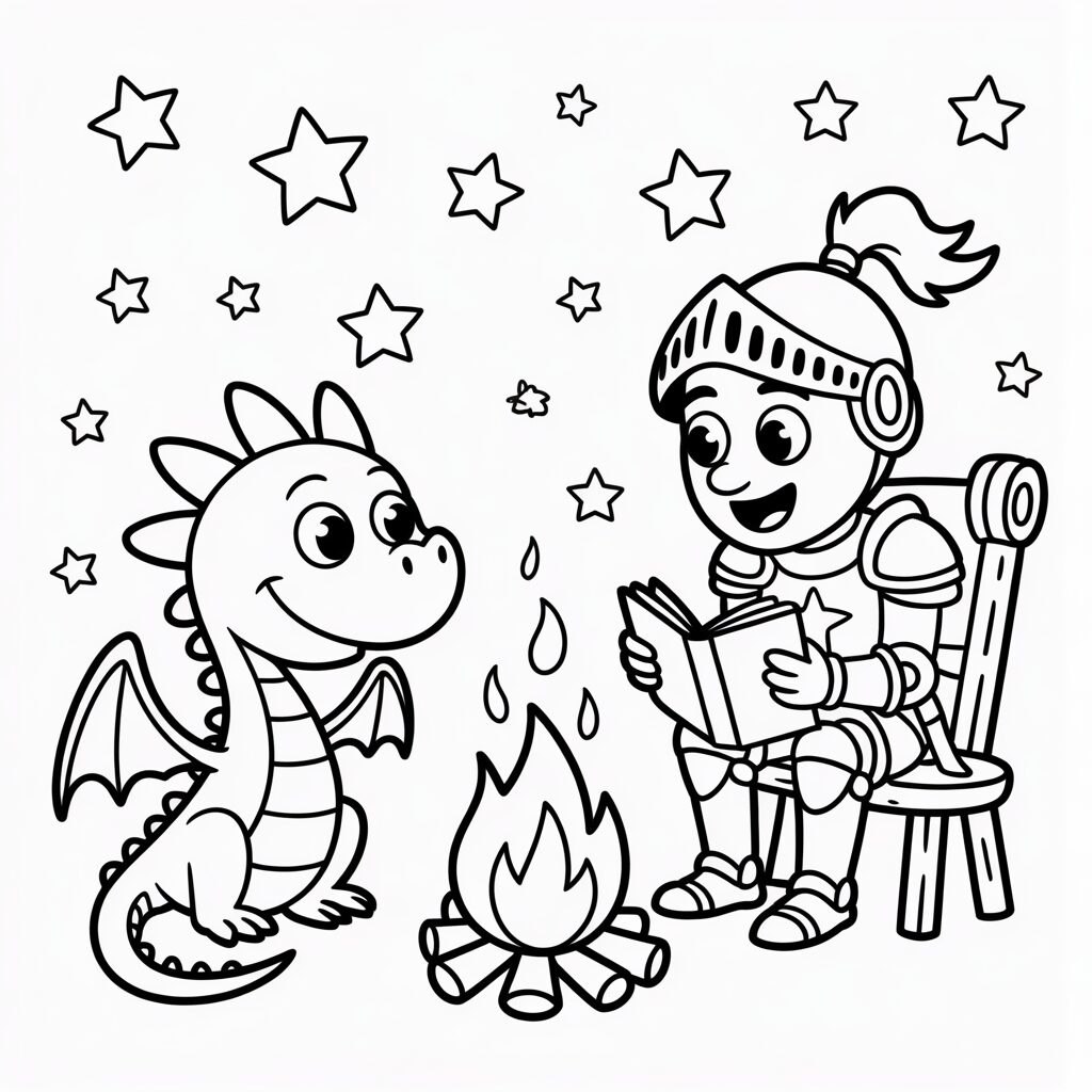 Ridder te paard kleurplaten