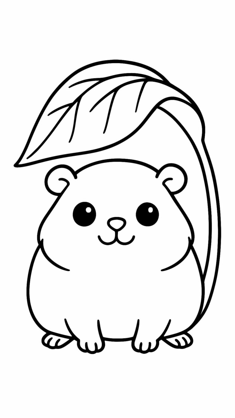 18 Ausmalbilder Meerschweinchen Kostenlose PDF zum Ausdrucken