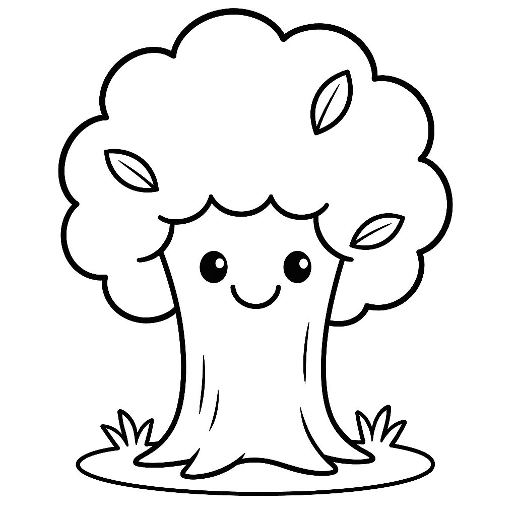 bomen tekenen makkelijk