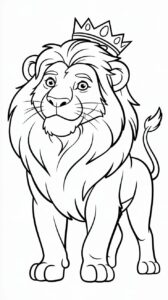 kleurplaat the lion king