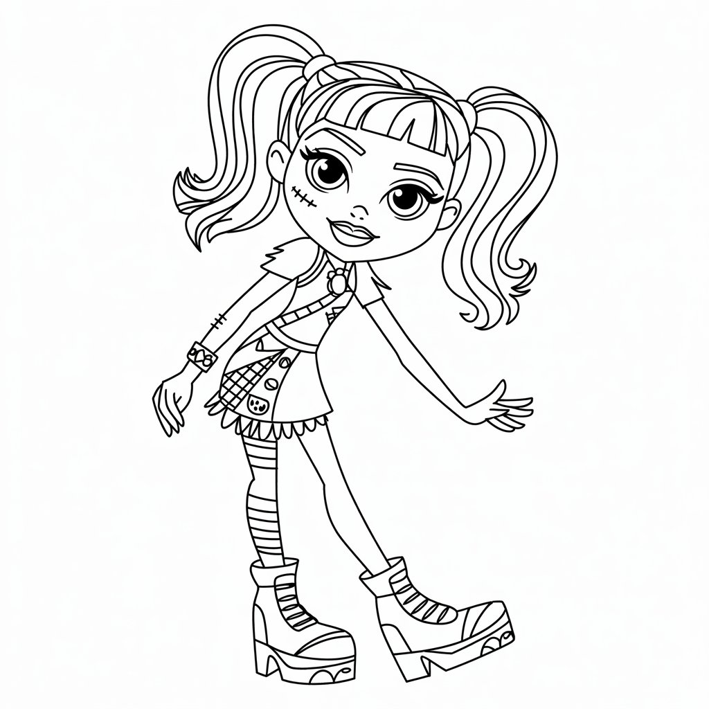 monster high kleurplaten