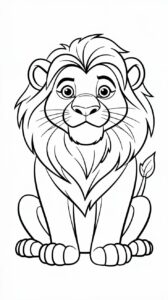 the lion king kleurplaat