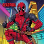 coloriage deadpool