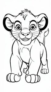 disney kleurplaten lion king