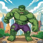 coloriage hulk