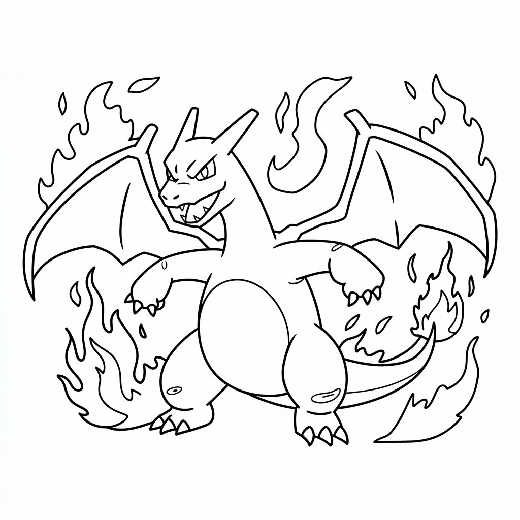 charizard tekenen