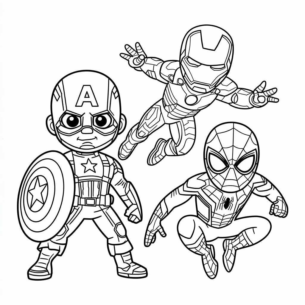 marvel tekening