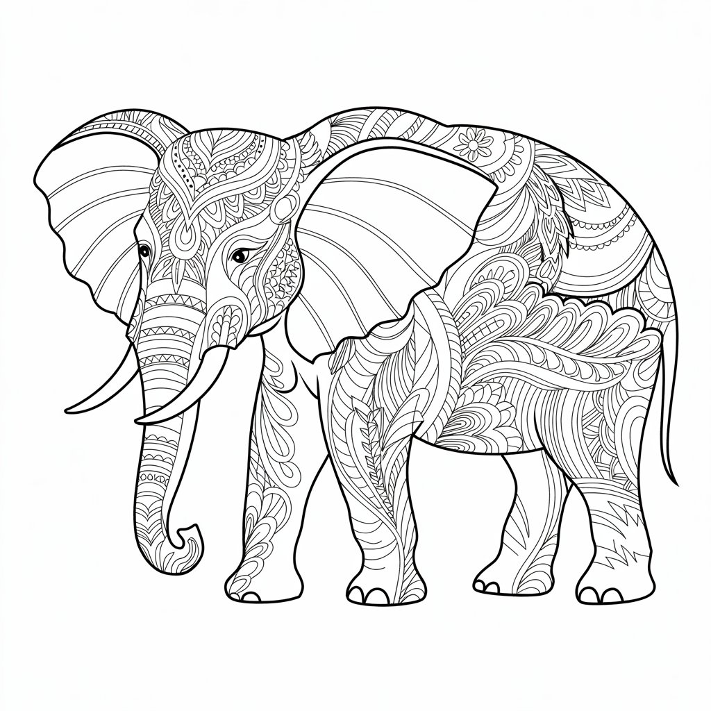 dieren kleurplaat volwassenen